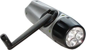 3 LED Mini Wind Up Torch $25.50